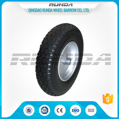 China El caucho resistente durable rueda 4.00-8, golpeteo industrial del diamante de las ruedas de la carretilla proveedor