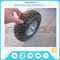 Las ruedas de goma neumáticas de la válvula de Staright, echador neumático ruedan el borde del acero 3.50-6 proveedor
