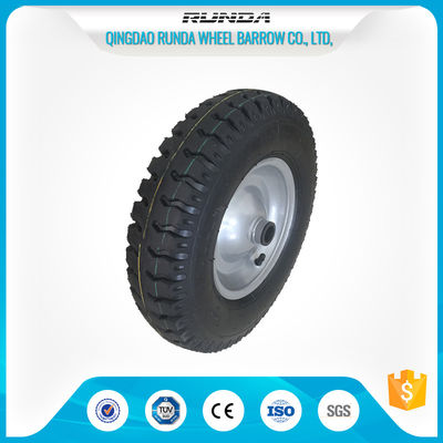 China El caucho neumático del borde de acero rueda el cargamento interno del rodamiento de bolitas del agujero de 20m m 150kgs proveedor