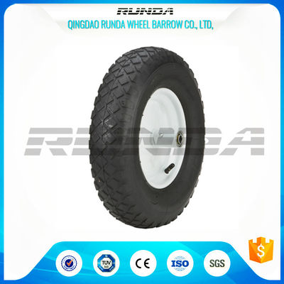China El caucho neumático de los modelos Blocky rueda 2PR, ruedas de la carretilla de la mano 8&quot; el borde de acero proveedor