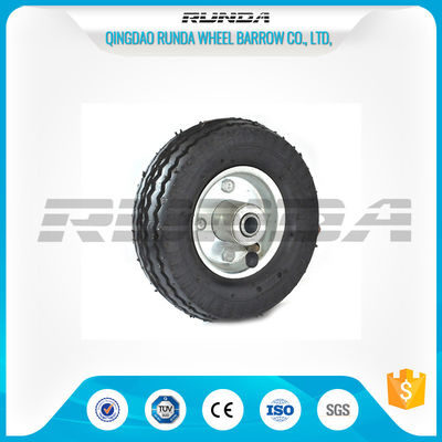 China El caucho neumático de las válvulas dobladas rueda 6 pulgadas de rodamiento de rodillos para la carretilla de la mano proveedor