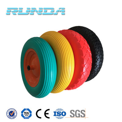 China 6 pulgadas a la pulgada de diámetro 16 cualquier ruedas industriales sólidas de la PU del color proveedor